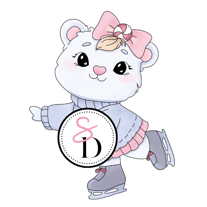 Tampon caoutchouc – Danse sur la glace – Douceurs d’hiver