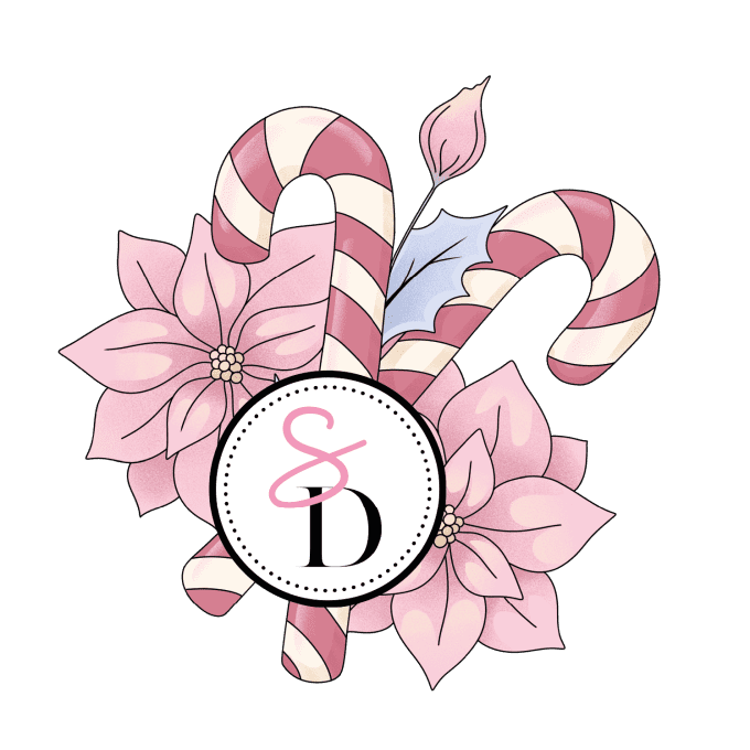 Tampon caoutchouc – Sucres d'Orges fleuris – Douceurs d’hiver