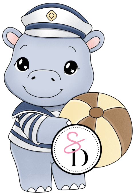 Tampon Caoutchouc – Hippopotame Estival – Un Air Marin